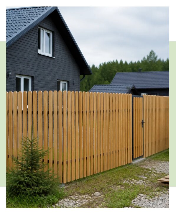 Деревянный штакетник для забора в Кызыле по цене от 3319 р. | ЗаборЭксеперт-Кзл